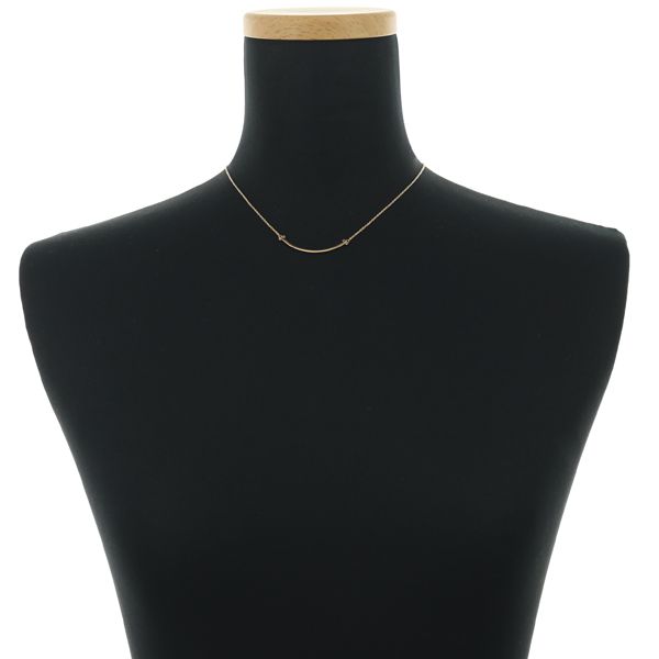 ティファニー ネックレス Tスマイル スモール K18PG #186293 - メルカリ