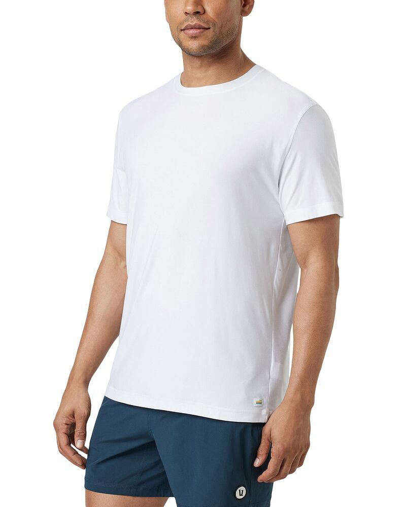 ビュオーリ メンズ トップス Tシャツ Vuori Strato Short Sleeve Tech Tee White ホワイト