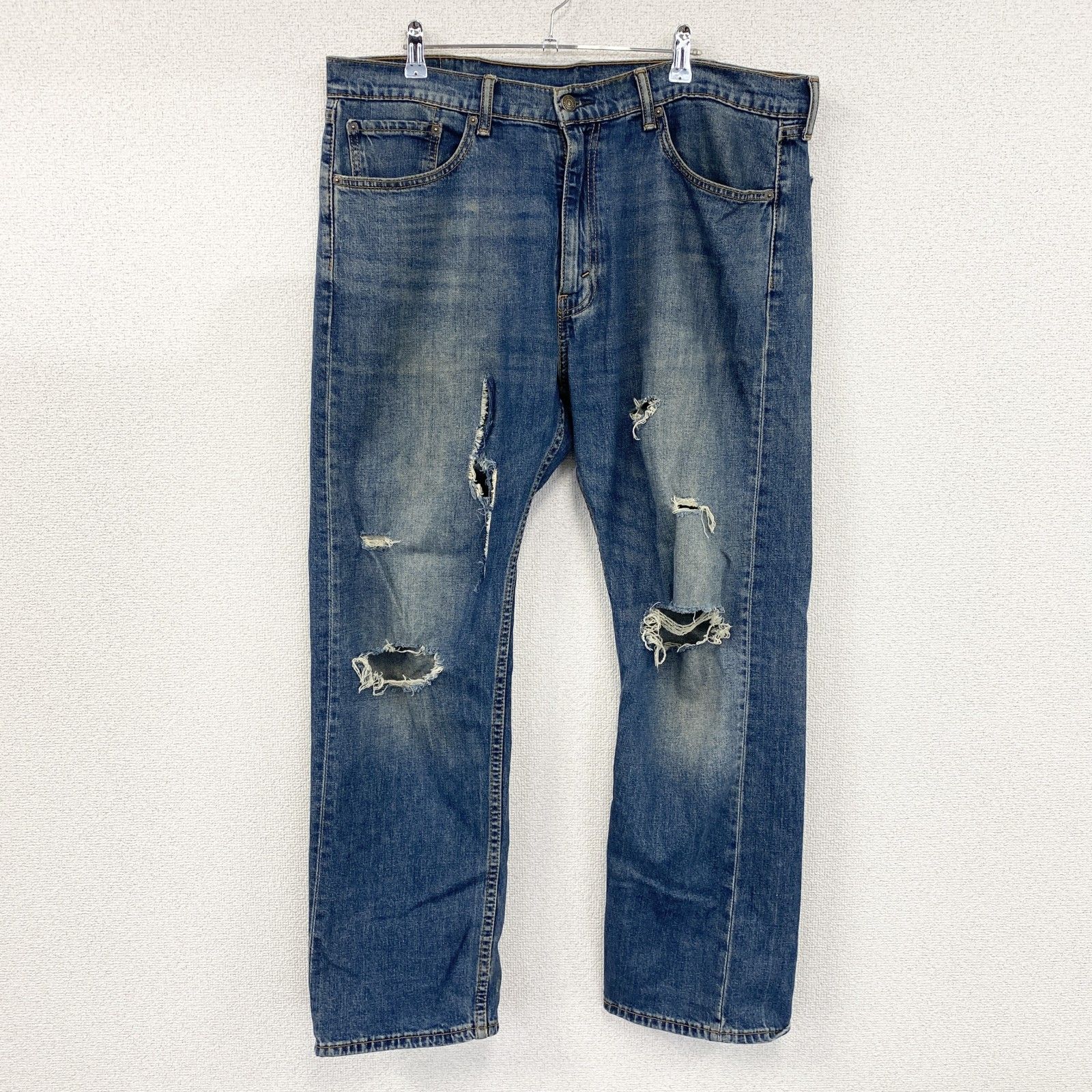 古着 used Levi's リーバイス 505 デニムパンツ/ダメージジーンズ 縦