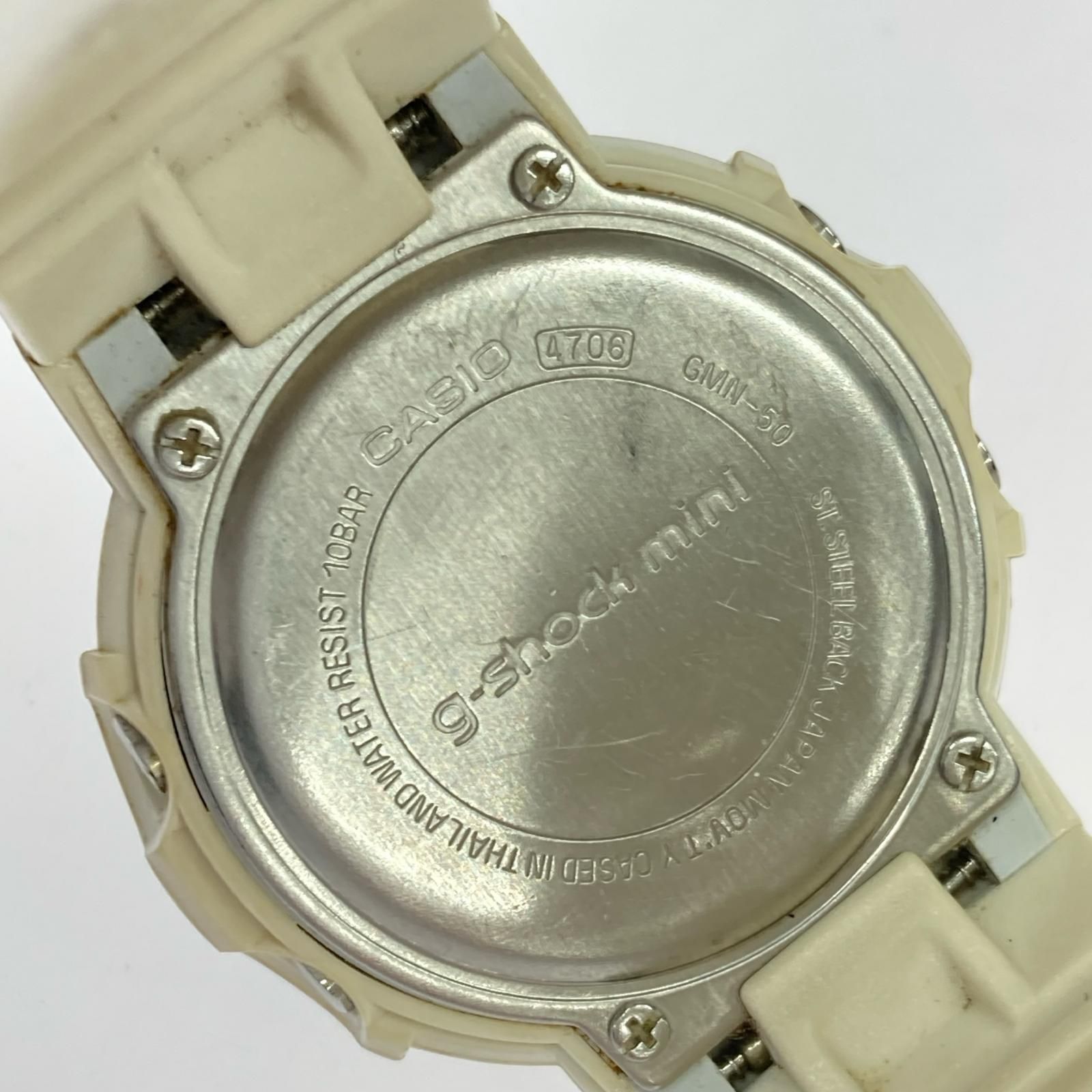 CASIO カシオ GMN-50 g-shock mini腕時計/ホワイト - メルカリ