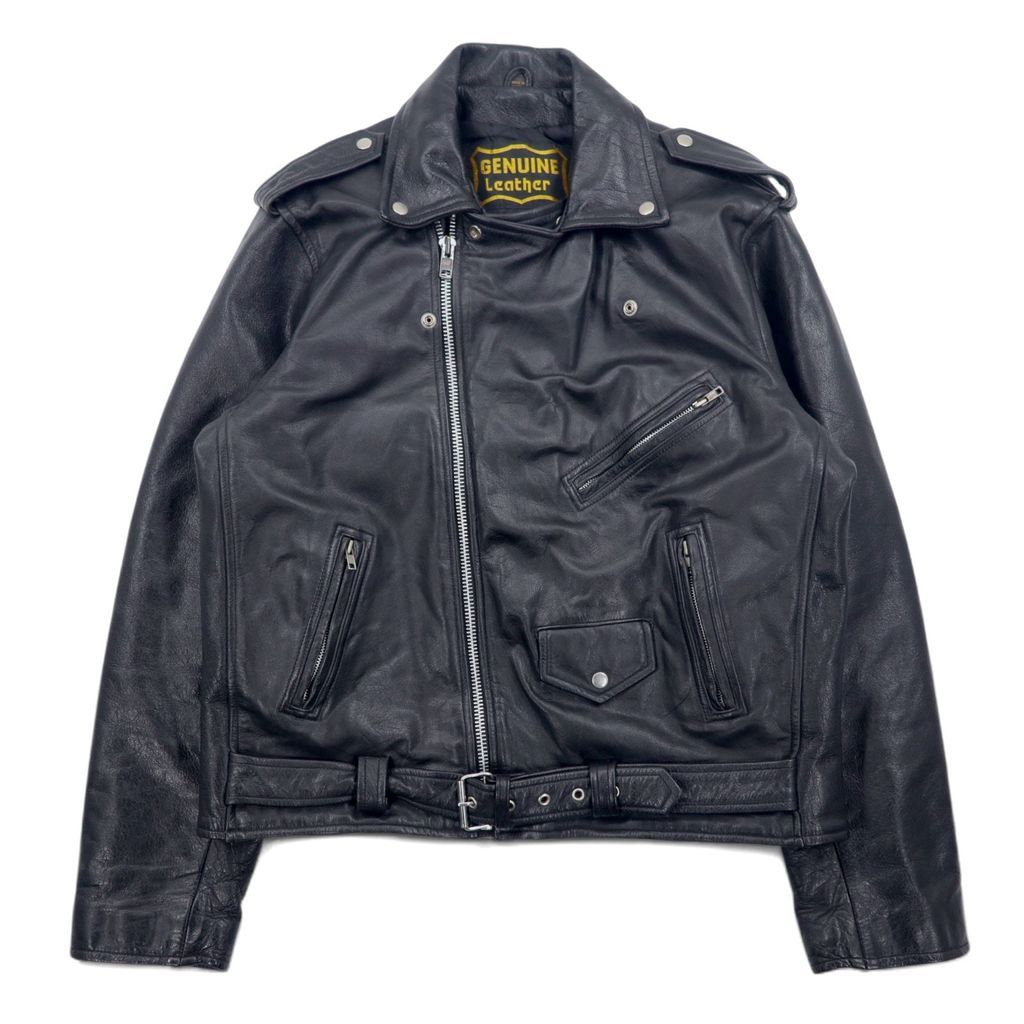 パキスタン製 90年代 パキジャン ダブルライダース レザージャケット