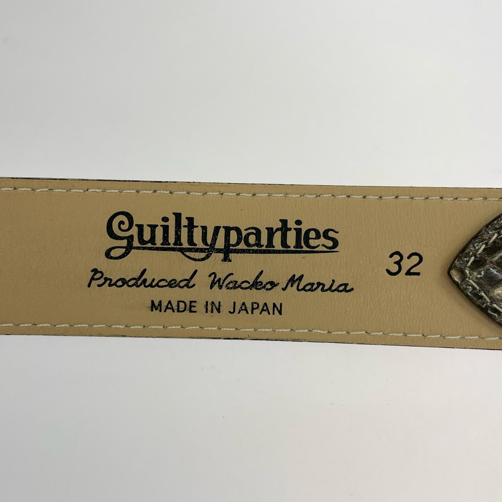 WACKO MARIA ワコマリア パイソン柄ベルト size32/ブラウン系 - メルカリ