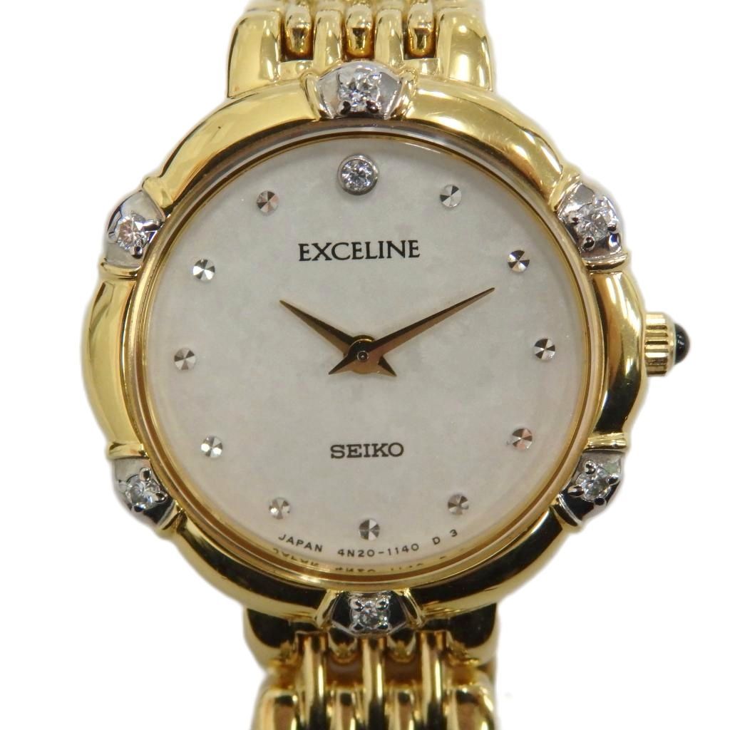 セイコー SEIKO 4N20-0640 EXCELINE エクセリーヌ 腕時計 ウォッチ