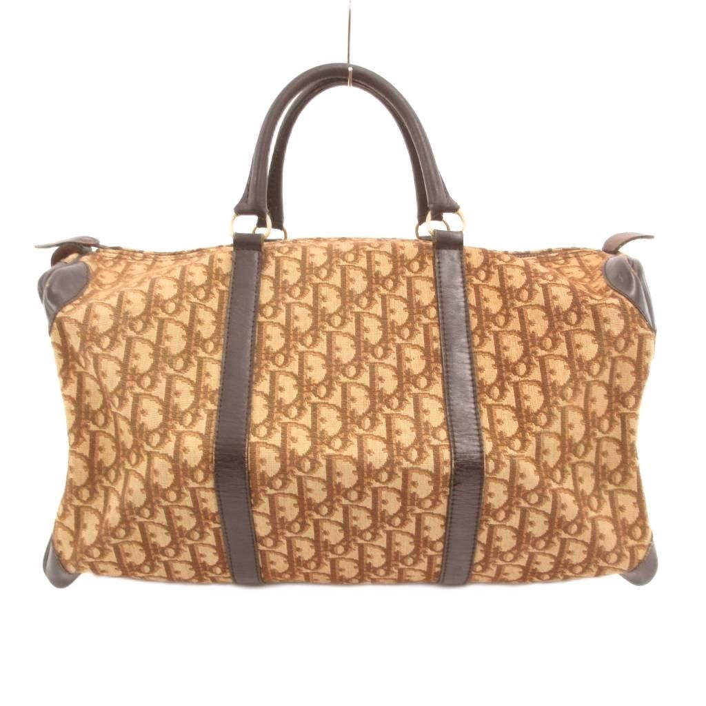 クリスチャンディオール Christian Dior ボストンバッグ キャンバス