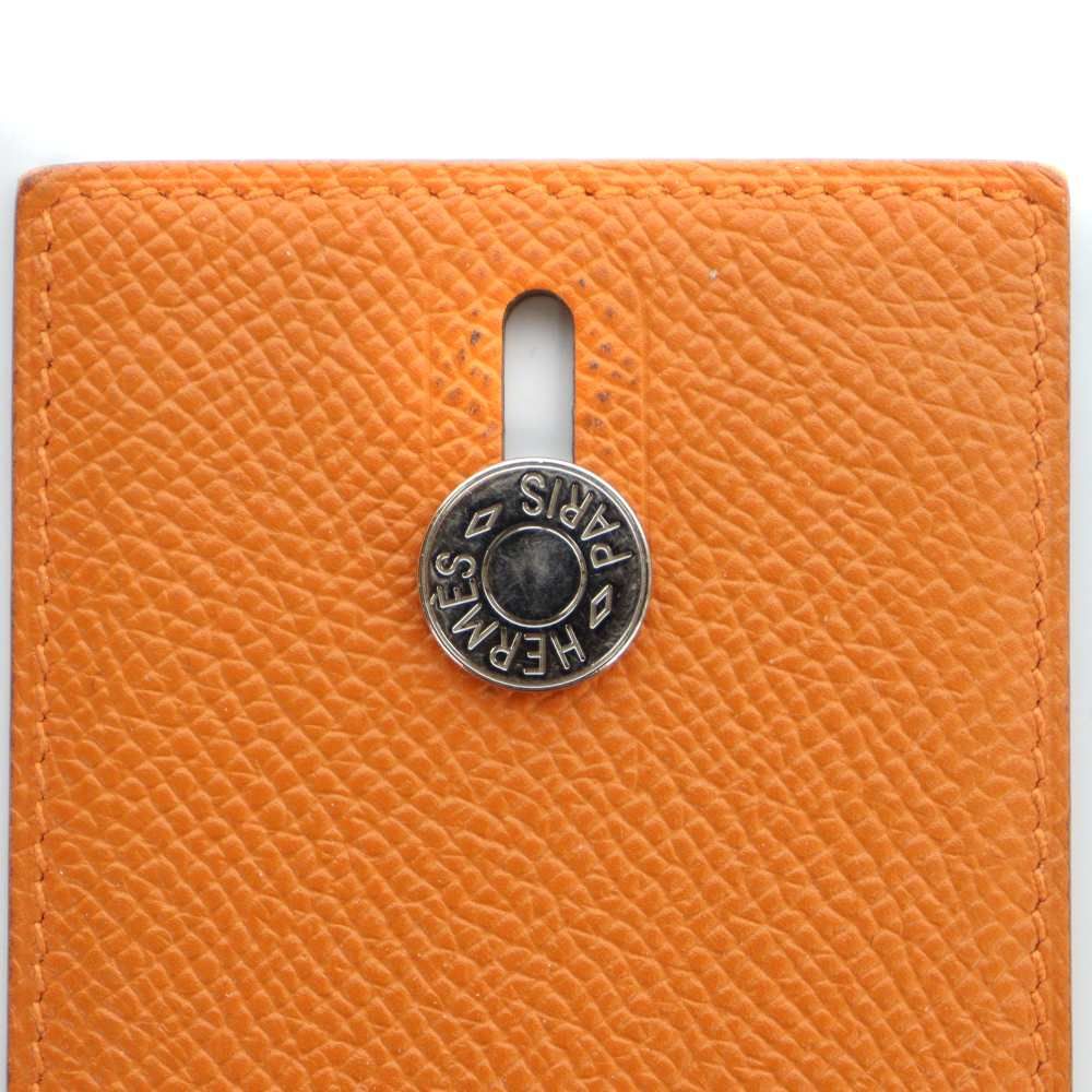 エルメス HERMES ディアボロ セリエ カードケース ロゴ レザー 箱付き