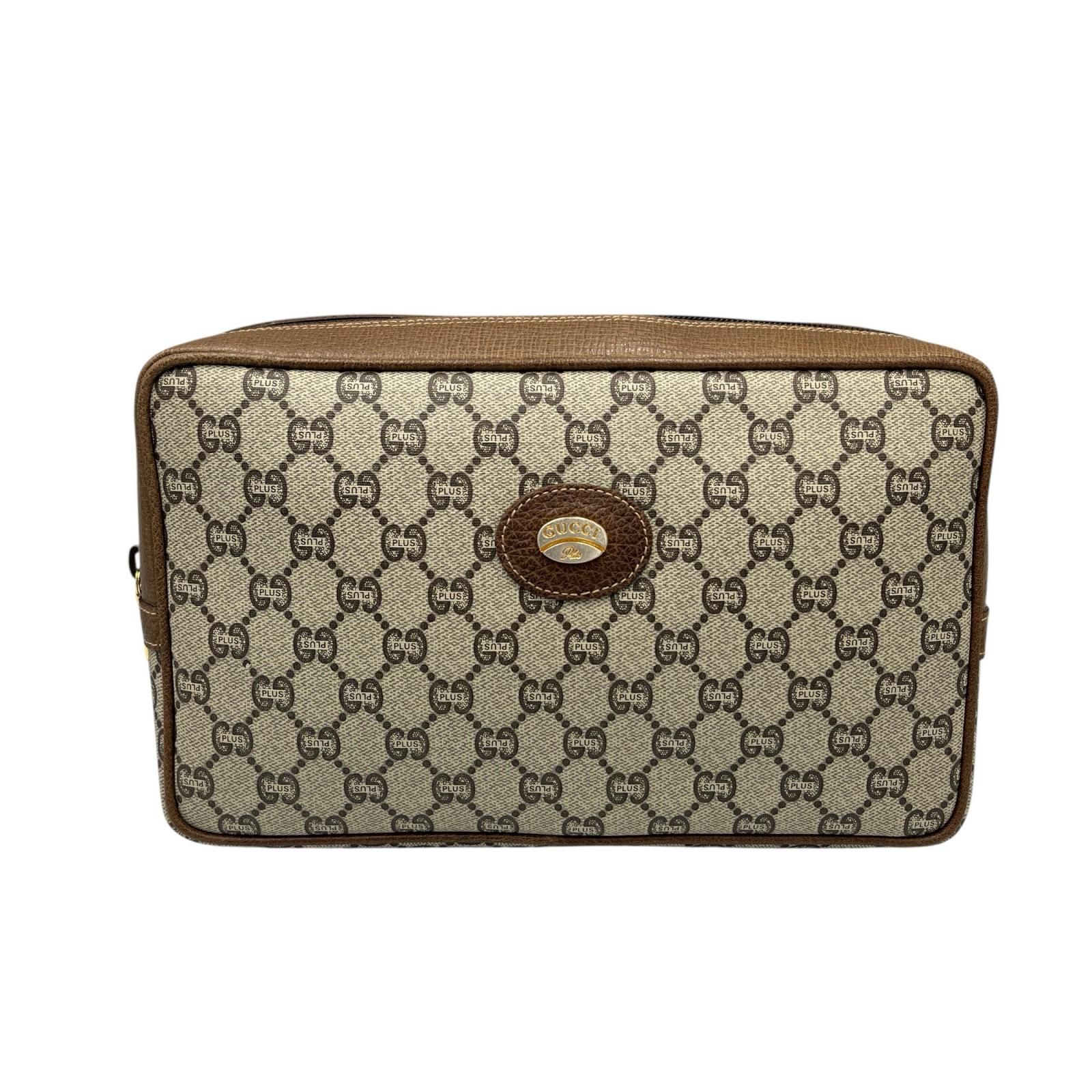 ☆ グッチ GUCCI クラッチバッグ グッチプラス GG柄 GGキャンバス