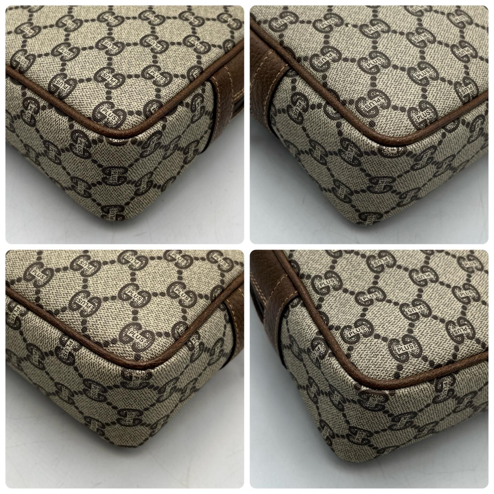 ☆ グッチ GUCCI クラッチバッグ グッチプラス GG柄 GGキャンバス