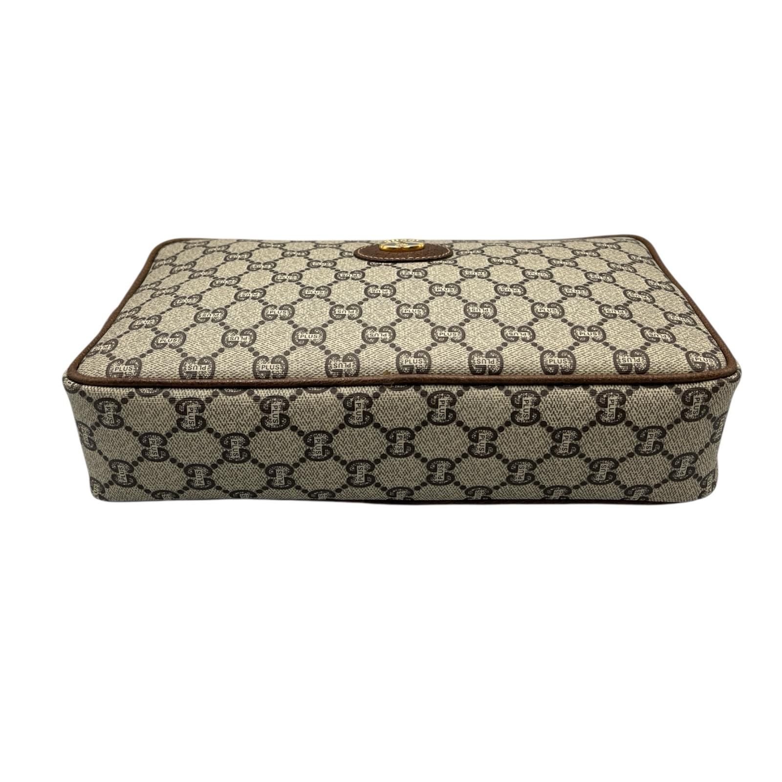 ☆ グッチ GUCCI クラッチバッグ グッチプラス GG柄 GGキャンバス