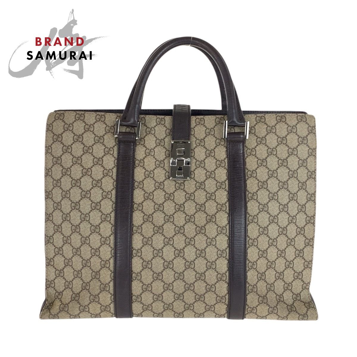 GUCCI グッチ GGスプリームキャンバス/レザー 114262 ビジネスバッグ