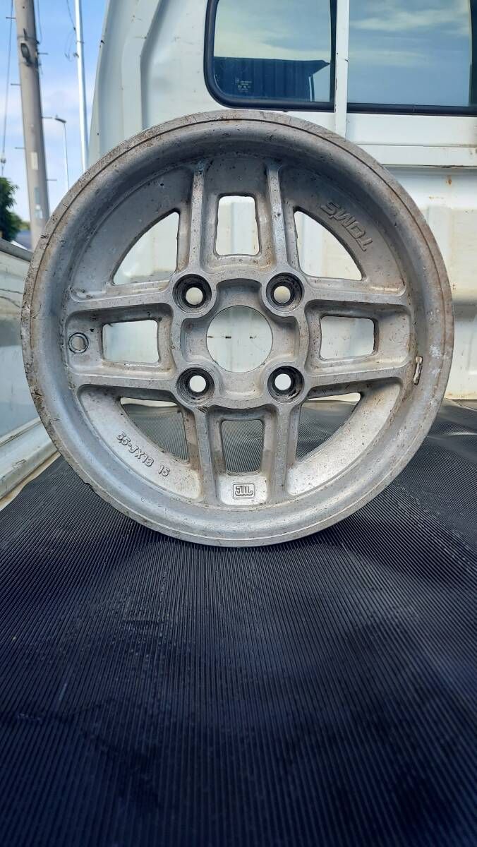 ☆当時物☆ TOM'S トムス 5.5Jx13 +15 114.3-4H 1本 旧車 井桁 イゲタ