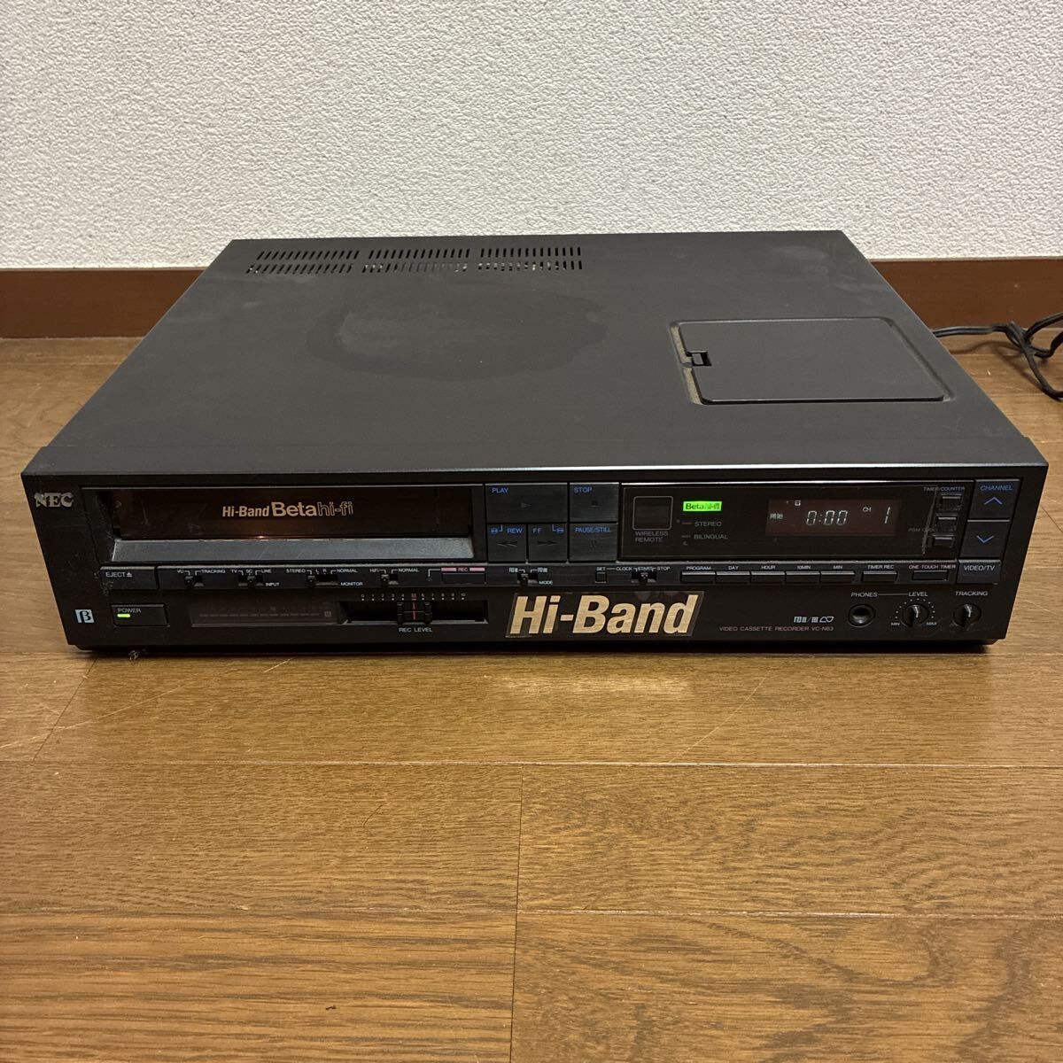 NEC ビデオカセットレコーダー VC-N63 ハイバンドベータハイファイ Hi