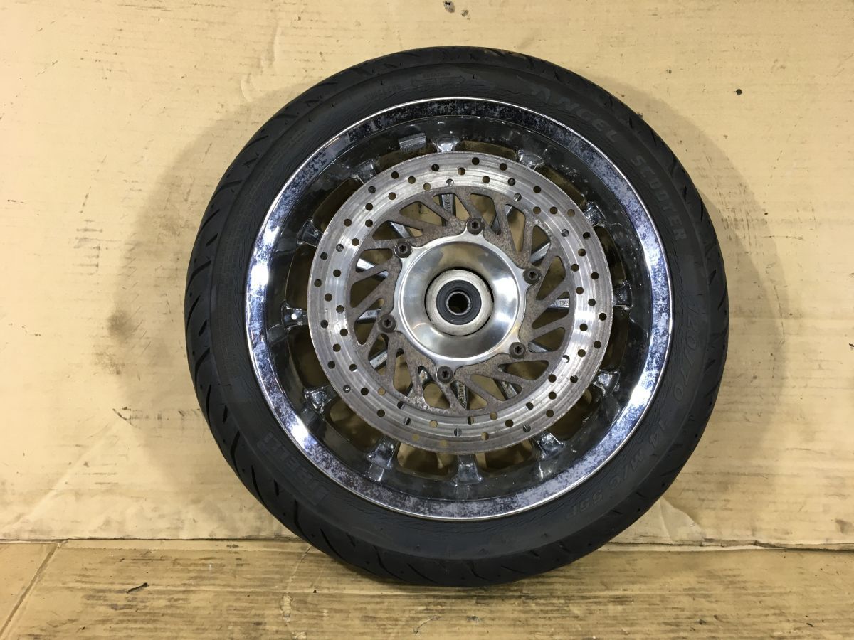 マジェスティ SG20J 4D9 ワイズギア インチアップ 前後 ホイール