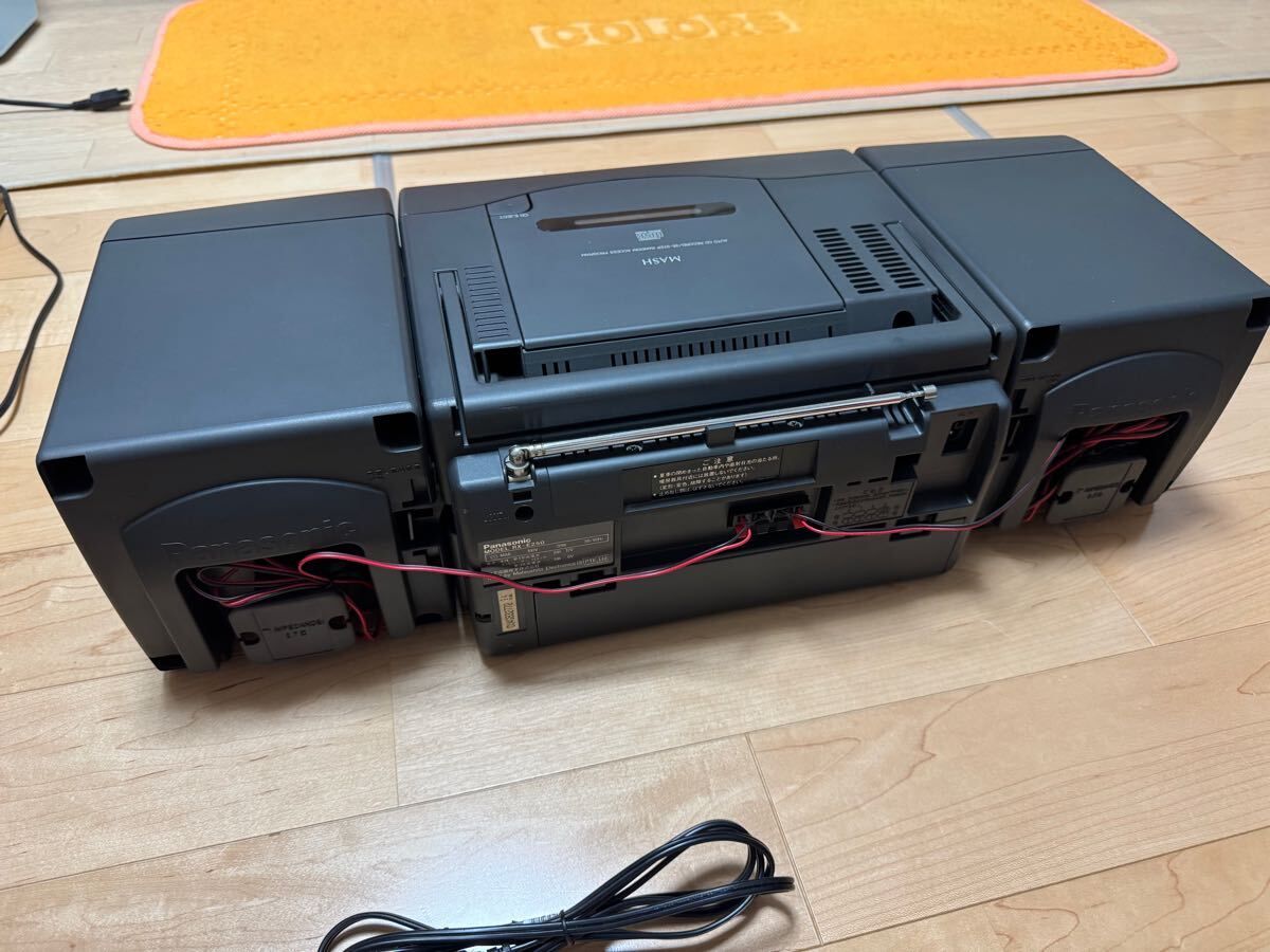 26）パナソニック ポータブルステレオCDシステム RX-E250 1994年製 未開封
