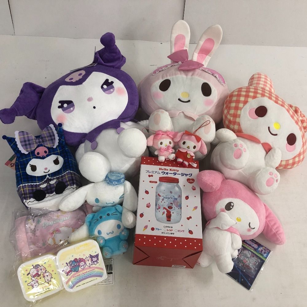 02w06717☆1円~ サンリオ マイメロディ クロミ シナモン 他 ぬいぐるみ