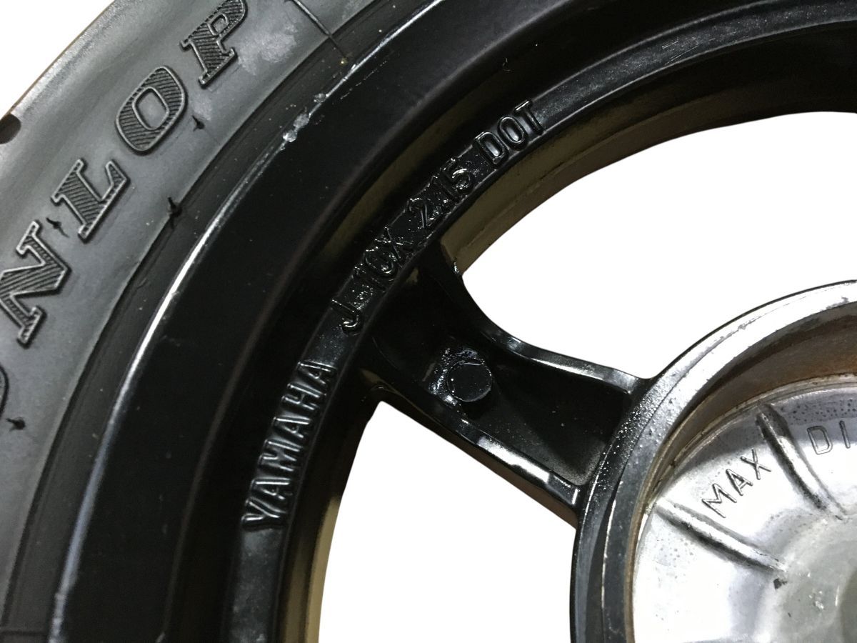 YAMAHA リモコンジョグ JOG-ZR SA16J 前後 ホイール セット ディスク付