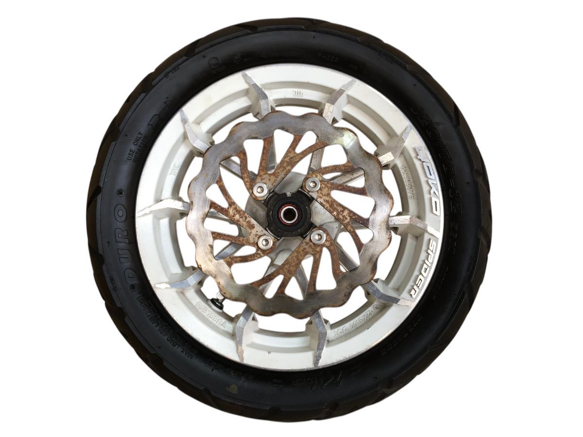 GROM MSX125 グロム JC61 前期 社外 前後 ホイール セット ディスク付