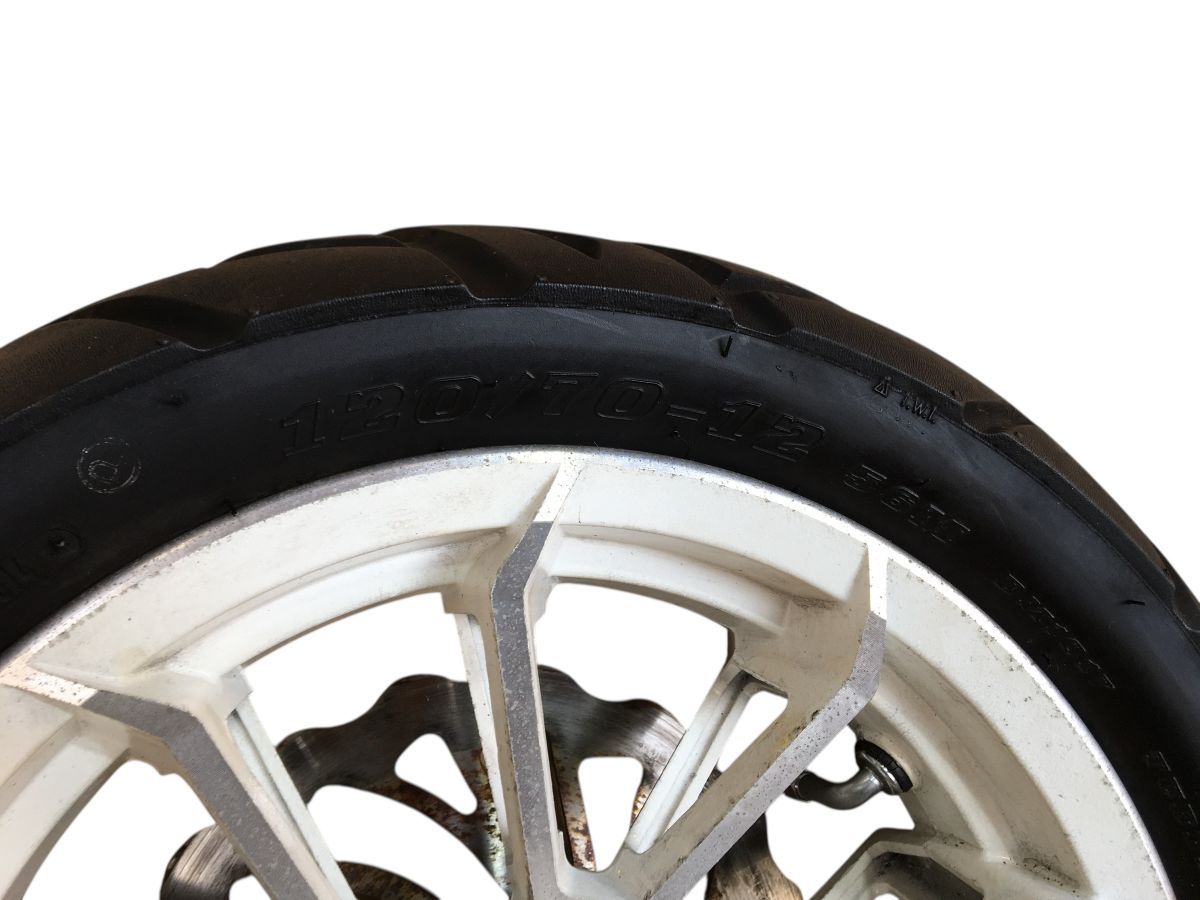 GROM MSX125 グロム JC61 前期 社外 前後 ホイール セット ディスク付