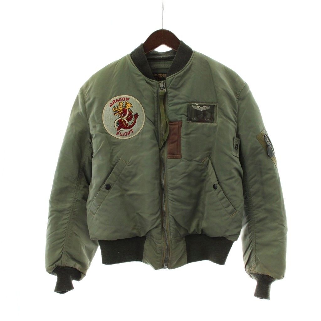バズリクソンズ BUZZ RICKSON'S MA-1 フライトジャケット M カーキ