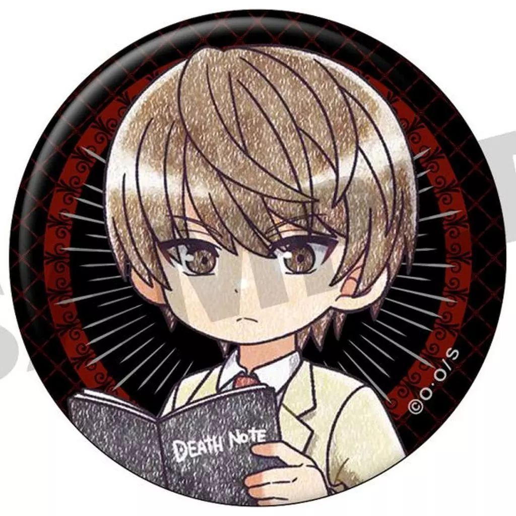 中古】バッジ・ビンズ 夜神月(ミニキャラ) 「DEATH NOTE PUレザー