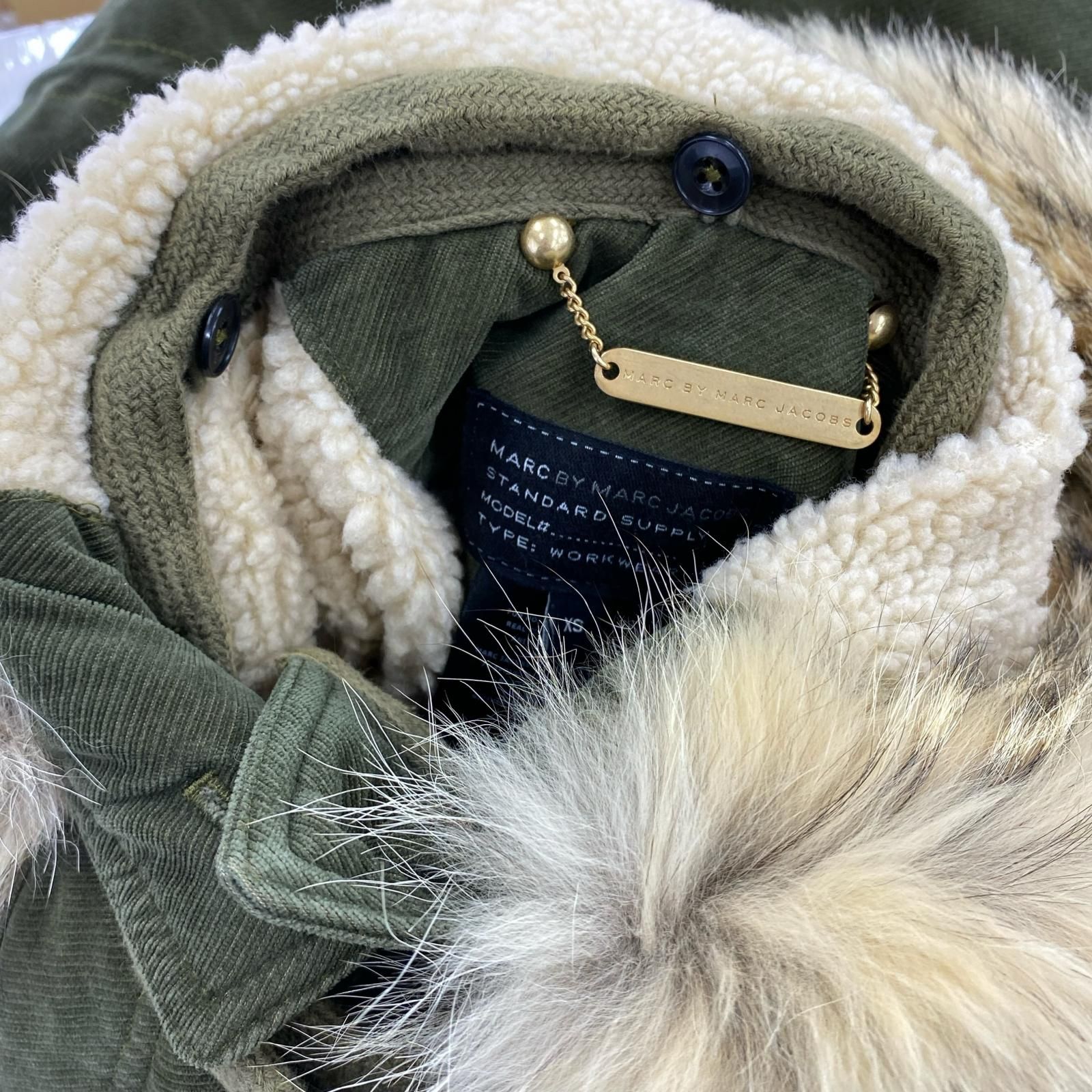 MARC BY MARC JACOBS マークバイマークジェイコブス 3wayファーフード