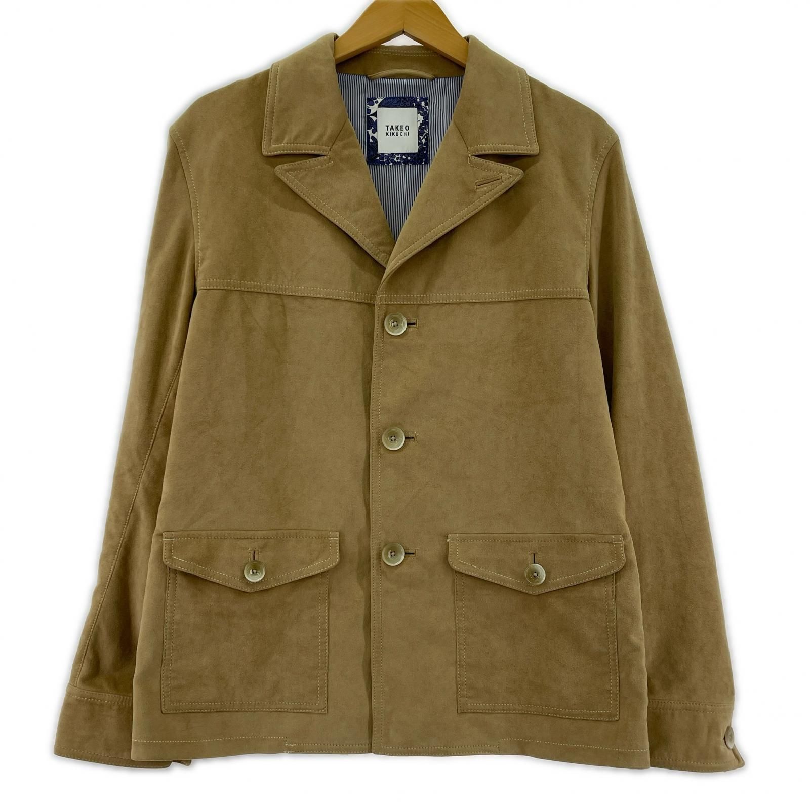 TAKEO KIKUCHI タケオキクチ フェイクスエードジャケット size2