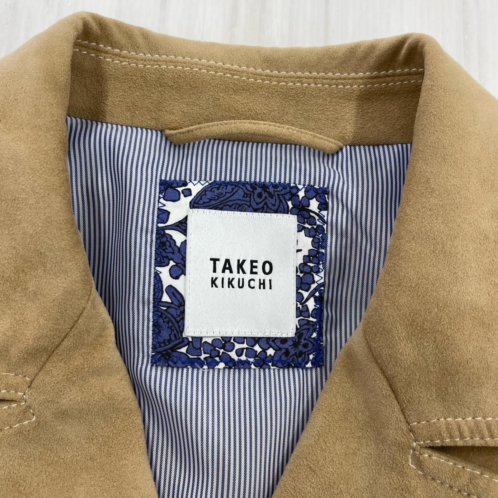 TAKEO KIKUCHI タケオキクチ フェイクスエードジャケット size2