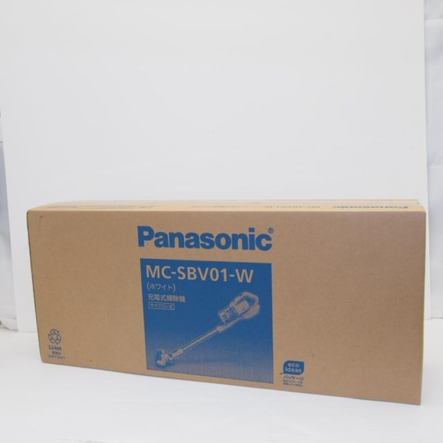 未開封】Panasonic 充電式掃除機「サイクロン式」 MC-SBV01-W ホワイト