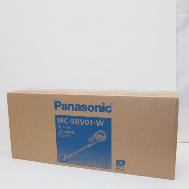 未開封】Panasonic 充電式掃除機「サイクロン式」 MC-SBV01-W ホワイト