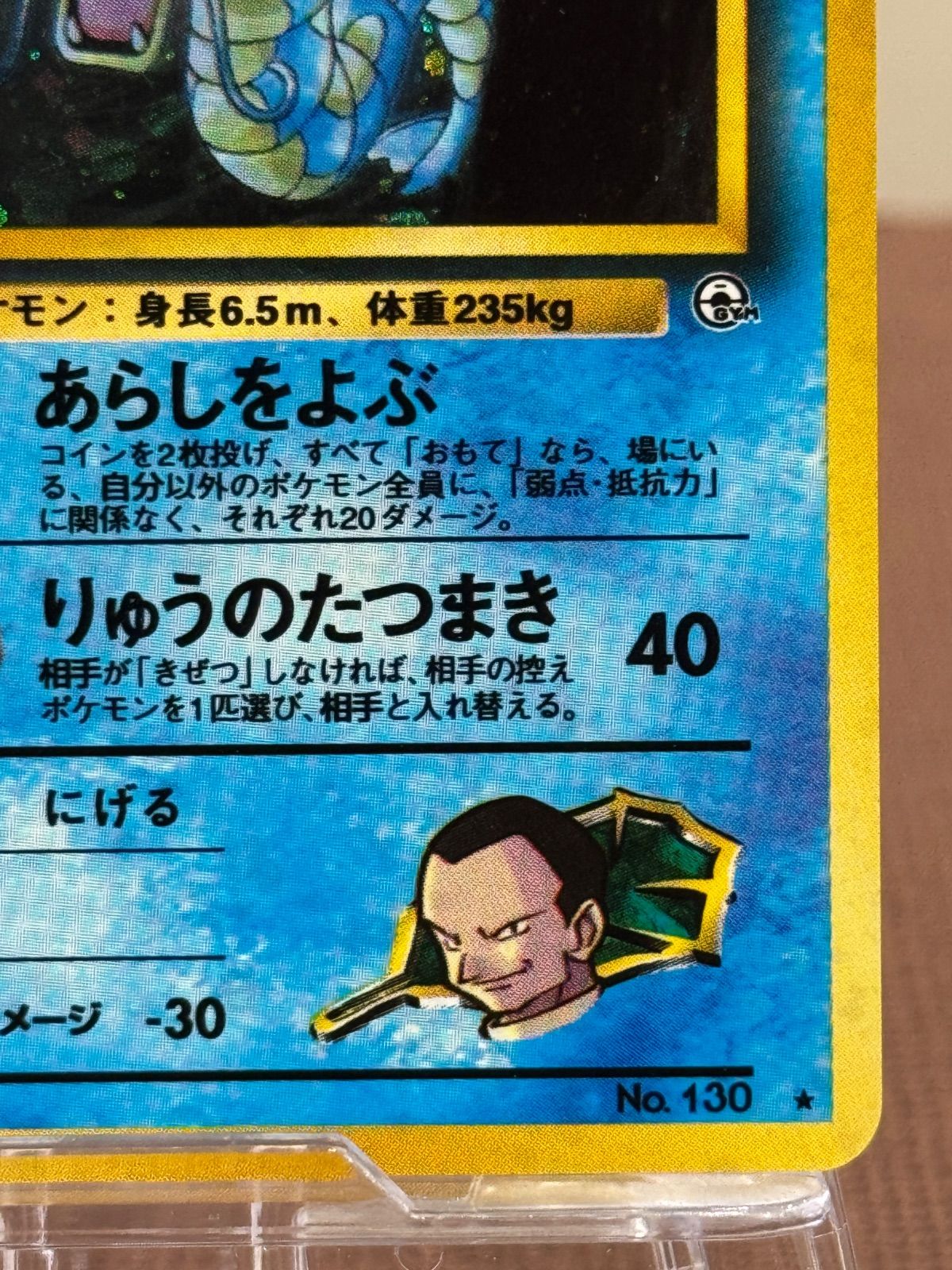 旧裏】サカキのギャラドス LV.40 ☆ No.130 闇からの挑戦 - メルカリ