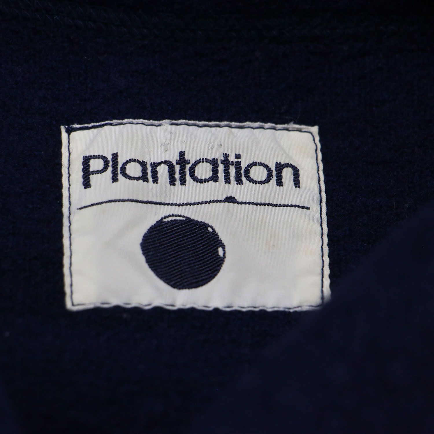 Plantation プランテーション コート ネイビー 紺 サイズ:L | 圧縮 
