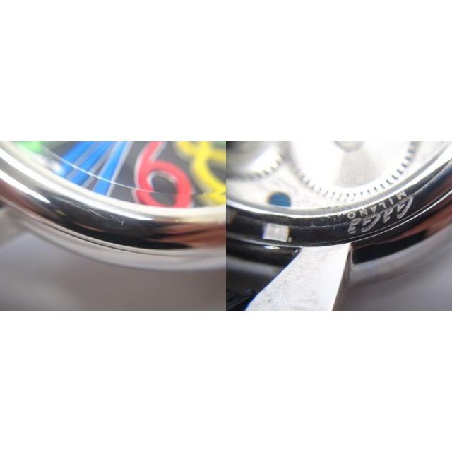 GaGa MILANO ガガミラノ マヌアーレ 48mm 手巻き ウォッチ 腕時計