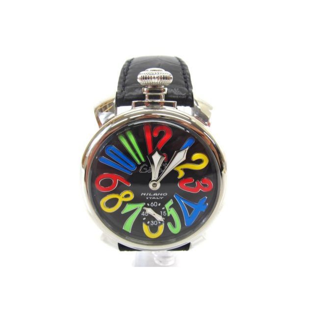 GaGa MILANO ガガミラノ マヌアーレ 48mm 手巻き ウォッチ 腕時計