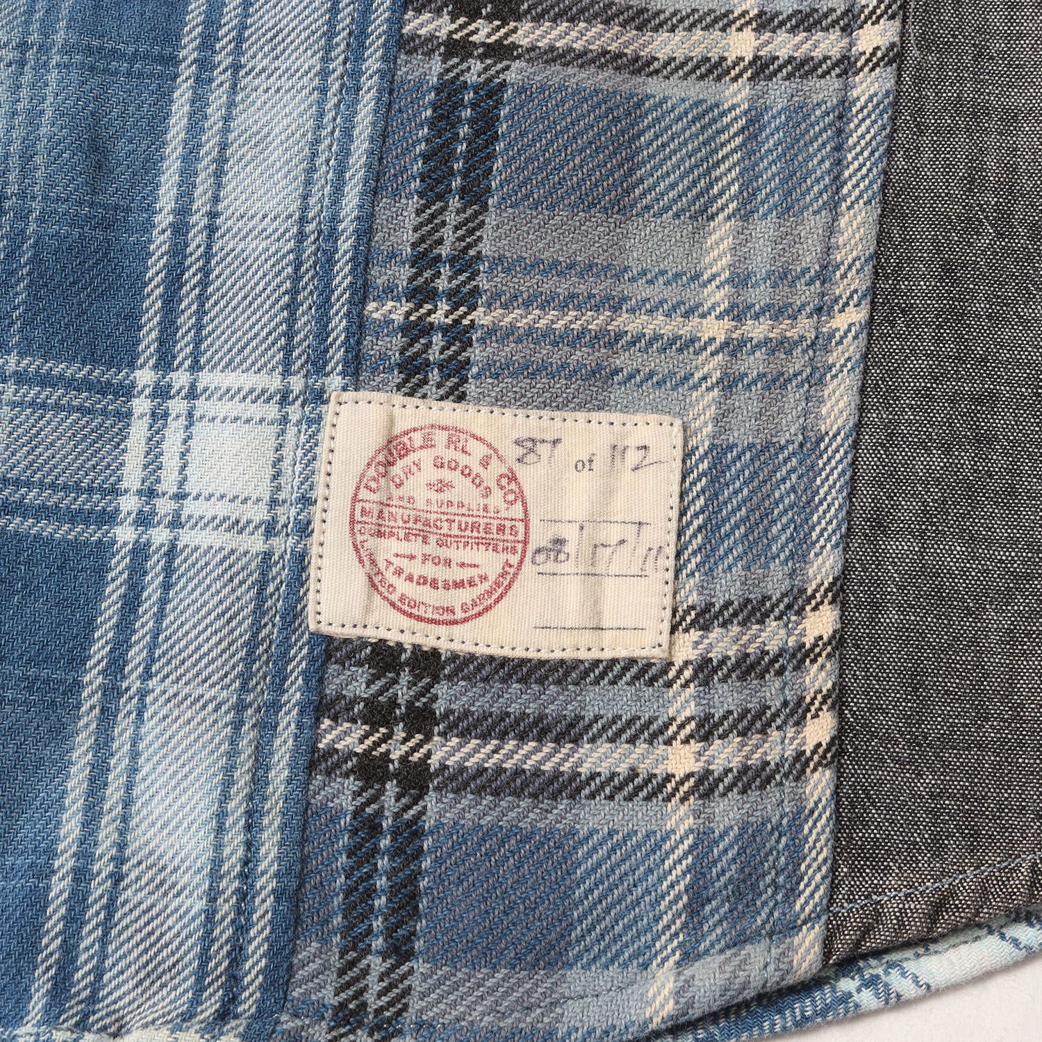 RRL ダブルアールエル シャツ インディゴ サイズ:M | LIMITED EDITION