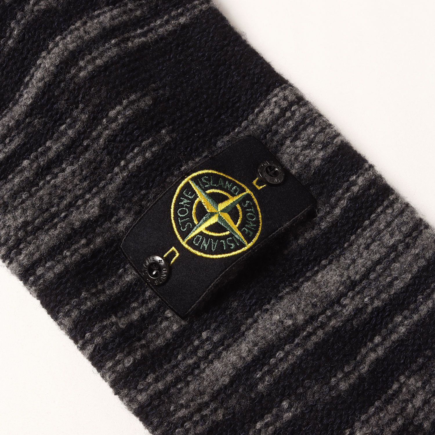 美品】STONE ISLAND ストーンアイランド ニット ヘザーグレー ヘザー