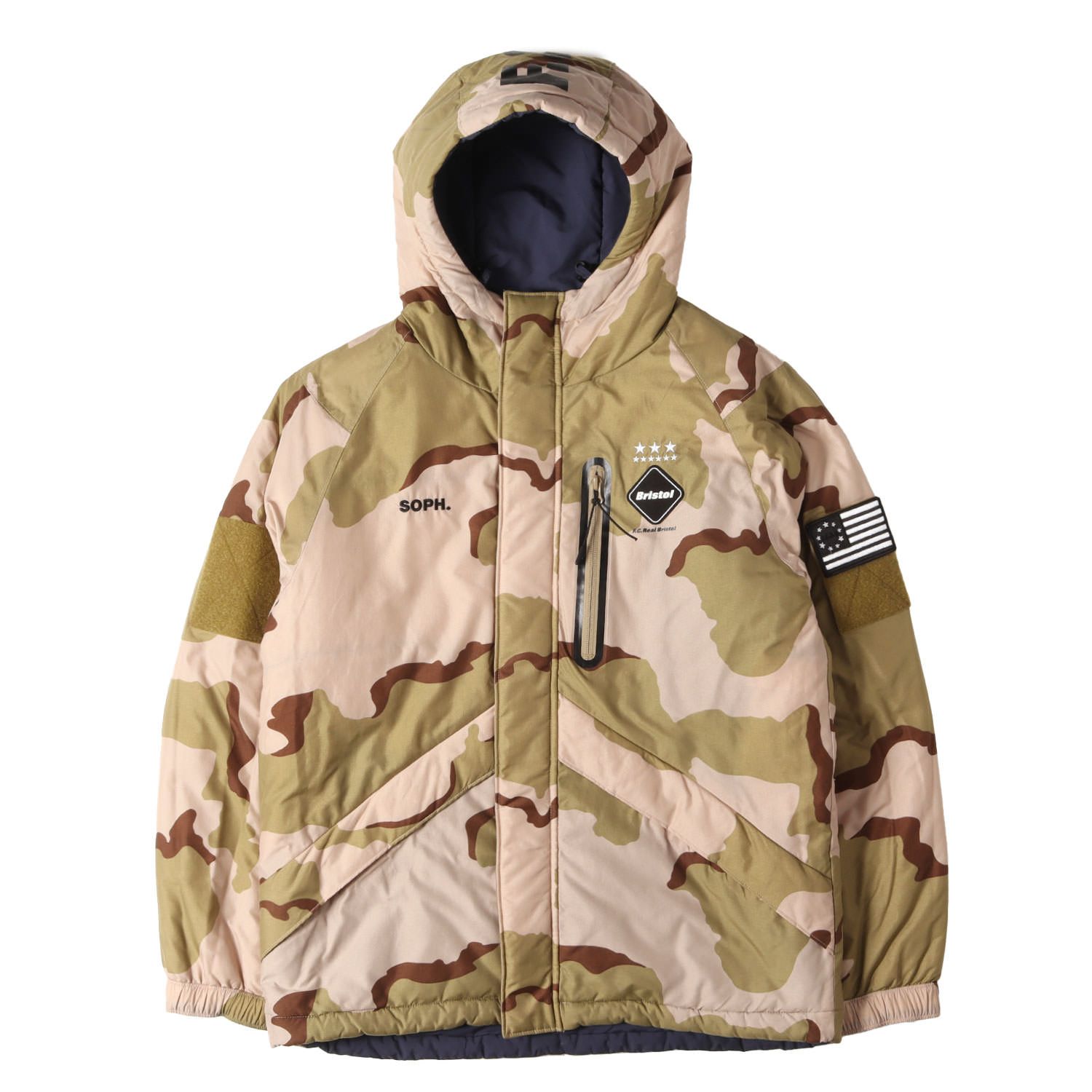 F.C.Real Bristol エフシーレアルブリストル ジャケット デザートカモ