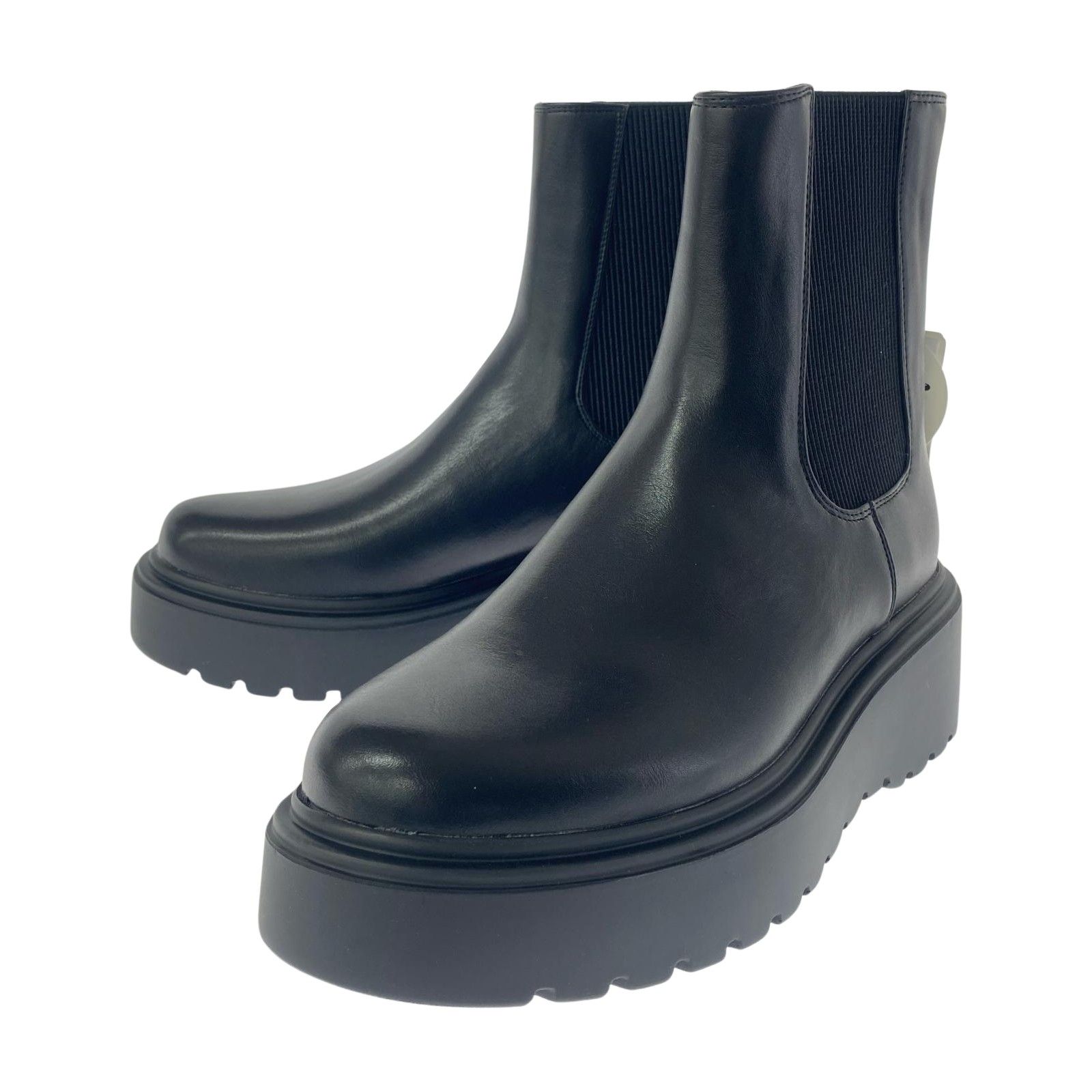 美品 BAYFLOW ベイフロー タグ付き バックジップ サイドゴアブーツ