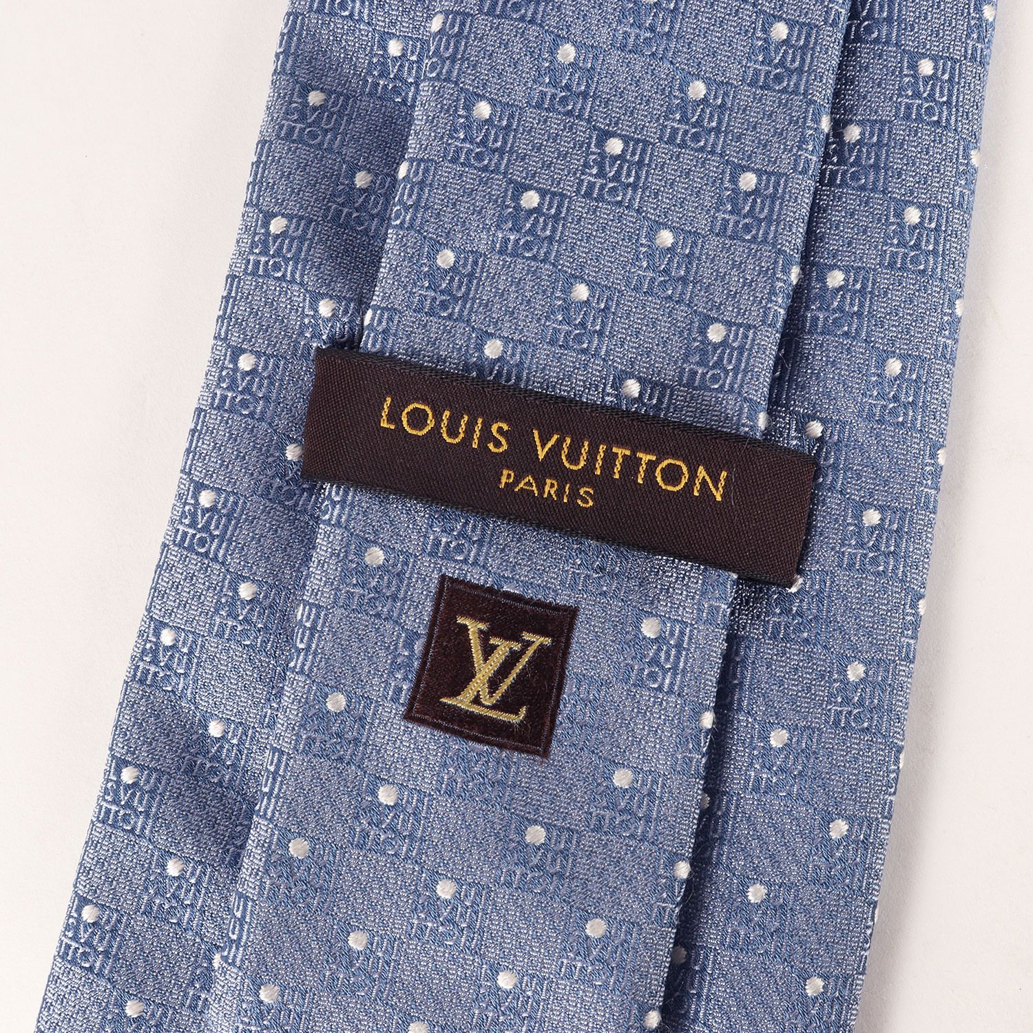 美品】LOUIS VUITTON ルイヴィトン ネクタイ | ドット ダミエ シルク