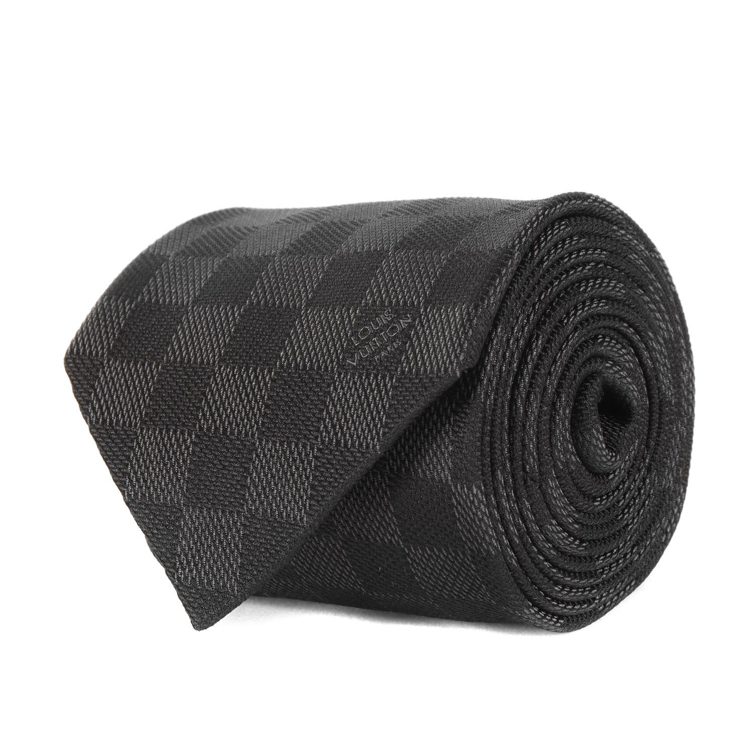 ルイヴィトン　ネクタイ　メンズ 美品】LOUIS VUITTON ルイヴィトン ネクタイ | ダミエ・グラフィット