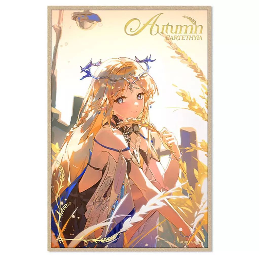 中古】紙製品 カルテジア(秋Ver.) 四季テーマ アクリル色紙 「鳴潮