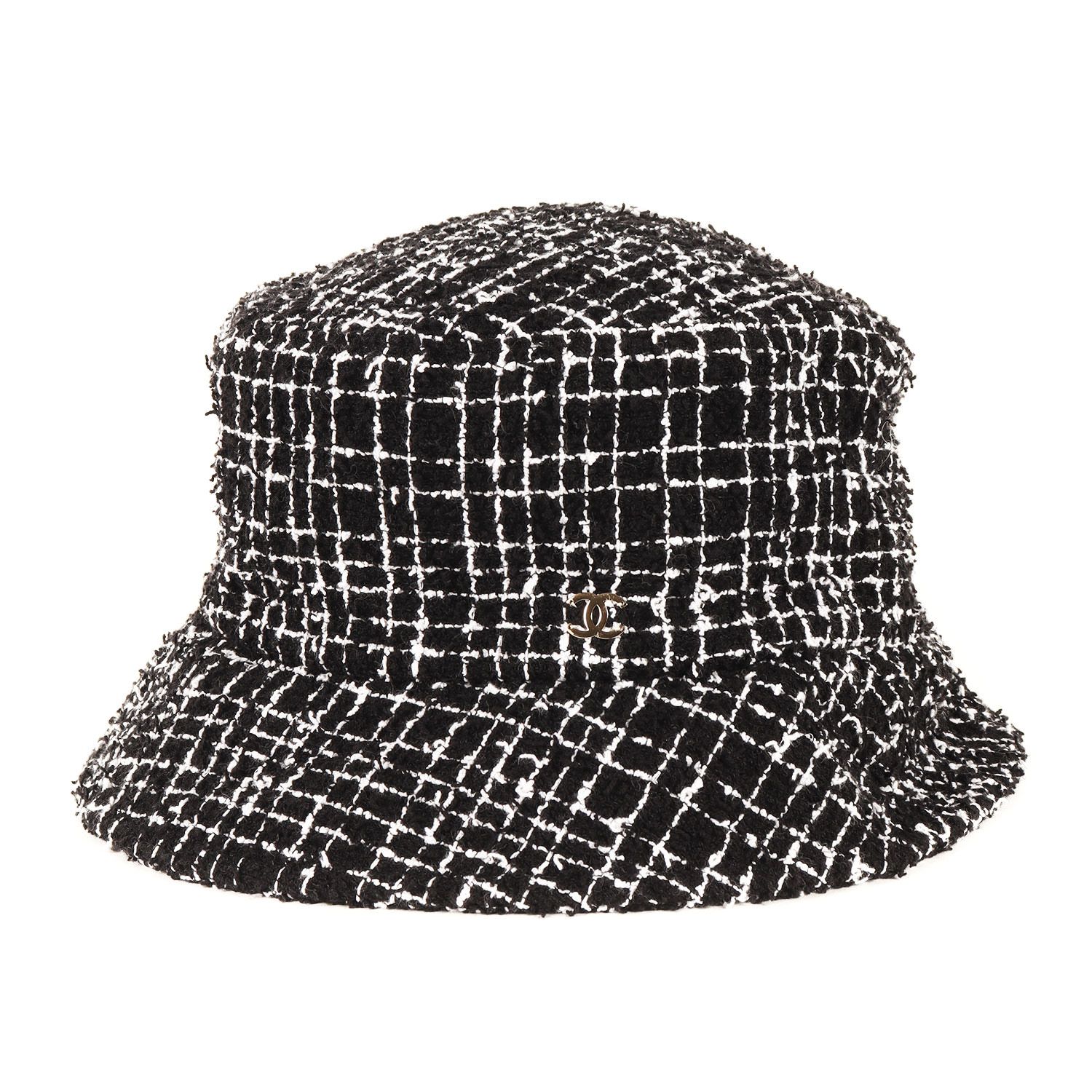 美品】CHANEL シャネル ハット ブラック 黒 サイズ:S | ココマーク付き