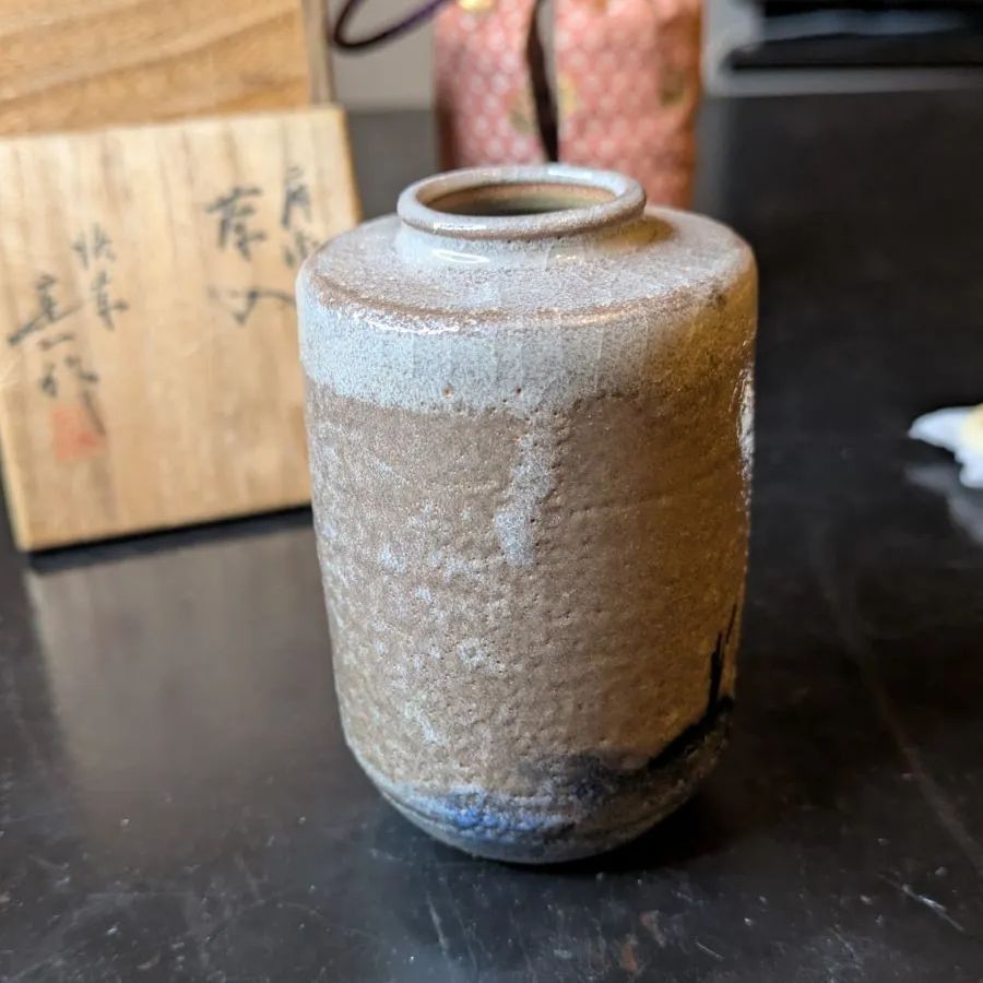 肩衝茶入 茶道具 桶谷定一 茶入 骨董品 共箱 - メルカリ
