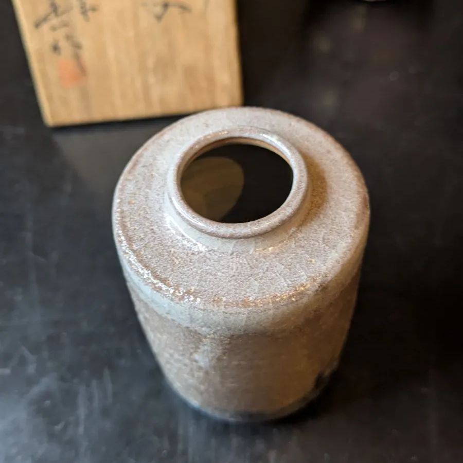 肩衝茶入 茶道具 桶谷定一 茶入 骨董品 共箱 - メルカリ