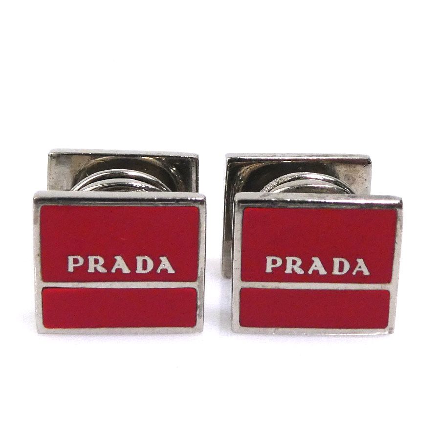 プラダ PRADA カフス ロゴ - メルカリ
