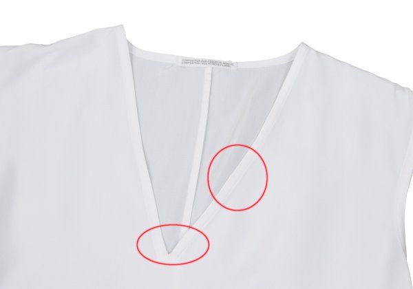 ヨウジヤマモトファムYohji Yamamoto FEMME レーヨンVネック