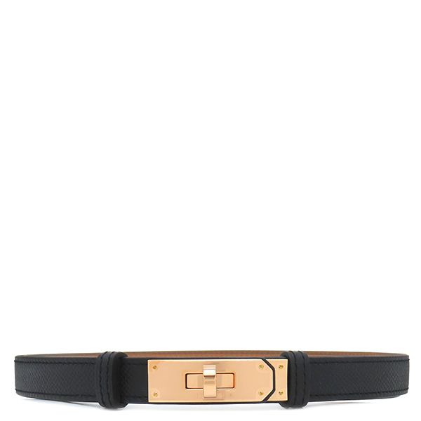 エルメス HERMES ベルト ベルト ケリー 18 ヴォーエプソン GP ブラック