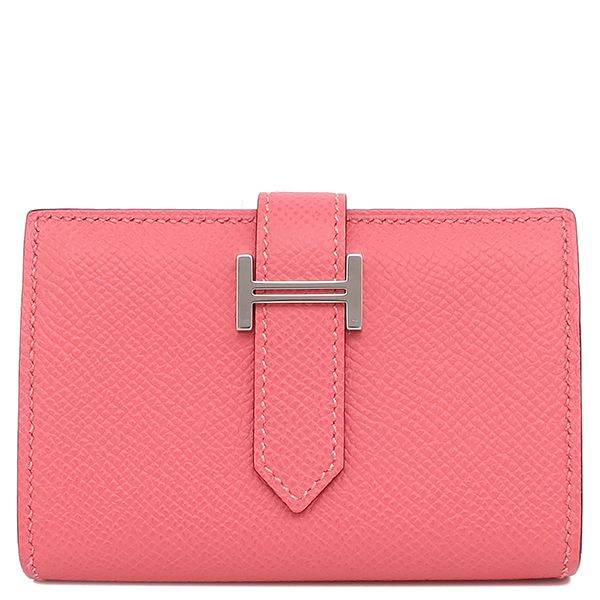 エルメス HERMES 二つ折り財布 ベアンミニ ヴォーエプソン