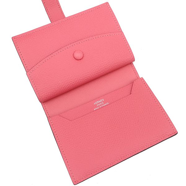 エルメス HERMES 二つ折り財布 ベアンミニ ヴォーエプソン