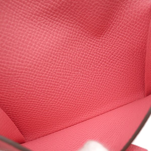エルメス HERMES 二つ折り財布 ベアンミニ ヴォーエプソン