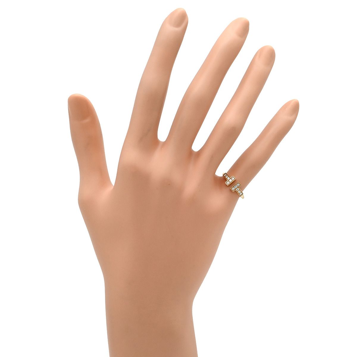 ティファニー Tiffany & Co リング 指輪 T ダイヤモンド ワイヤー 