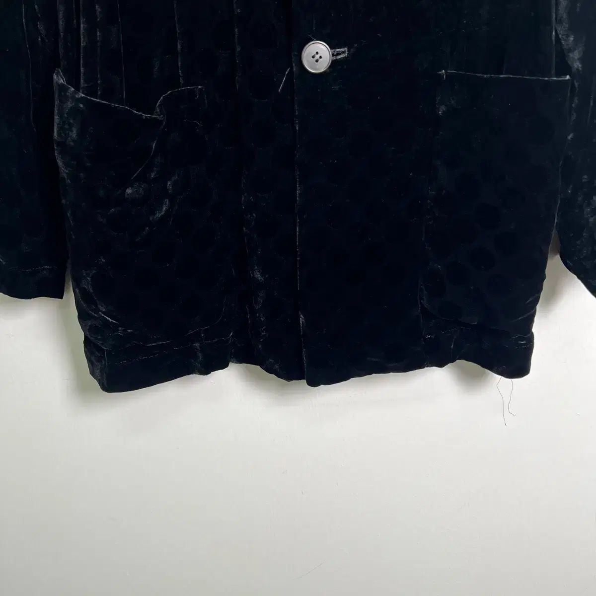 CDG コム・デ・ギャルソン トリコット ブラック ツアーベルベット